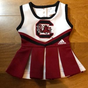 6m vintage adidas gamecock cheerleading outfit